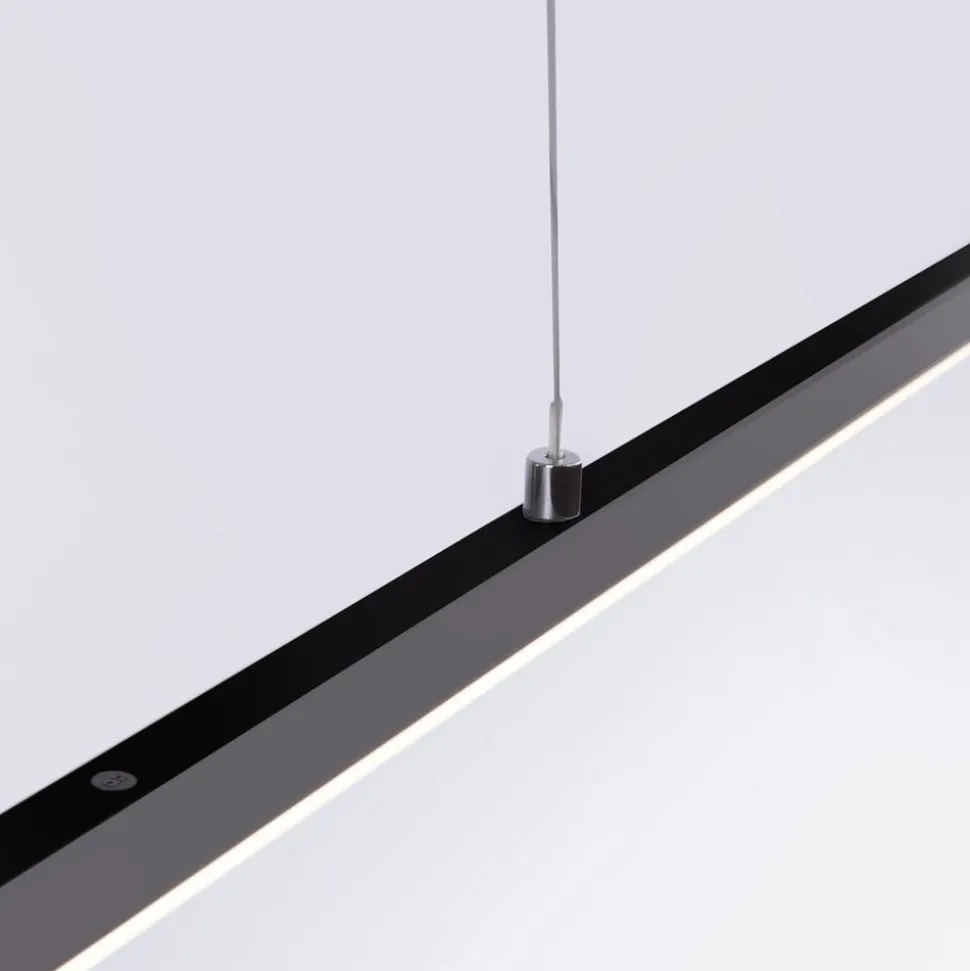 PURE LED hængelampe Lite, antracit, 100 cm, CCT, dæmpbar