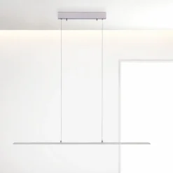 PURE LED hængelampe Lite, sølv, 100 cm, CCT, dæmpbar