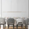 PURE LED hængelampe Overflade, bronze 160 cm aluminium 3.000 K