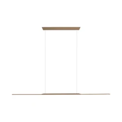 PURE LED hængelampe Overflade, bronze 160 cm aluminium 3.000 K