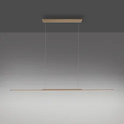 PURE LED hængelampe Overflade, bronze 160 cm aluminium 3.000 K