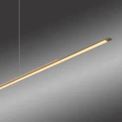 PURE LED hængelampe Overflade, bronze 160 cm aluminium 3.000 K