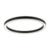PURE LED-loftlampe Lines, Ø 70 cm, antracit, CCT, fjernbetjening