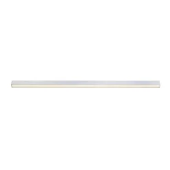 PURE LED-loftlampe Lines, 110 cm, sølv, CCT, fjernbetjening