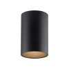PURE LED-loftlampe til badeværelset Point, sort Ø 6 cm, metal, IP44