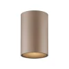 PURE LED-loftlampe til badeværelset Point, bronzefarvet, Ø 6 cm, IP44