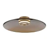 PURE loftlampe Moon, bronze, Ø 50 cm, glas/aluminium
