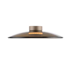 PURE loftlampe Moon, bronze, Ø 50 cm, glas/aluminium