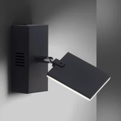 PURE Mira LED-væglampe med fjernbetjening CCT sort