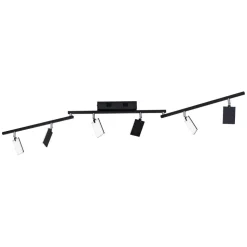 PURE Mira loftlampe 6 lk, fjernbetjening CCT, sort