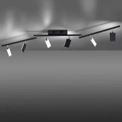 PURE Mira loftlampe 6 lk, fjernbetjening CCT, sort