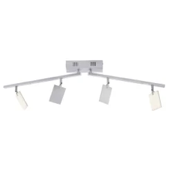 PURE Mira loftlampe 4 lk, fjernbetjening CCT, alu