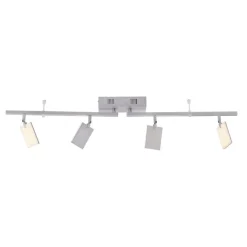 PURE Mira loftlampe 4 lk, fjernbetjening CCT, alu