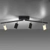 PURE Mira loftlampe 4 lk, fjernbetjening CCT, sort