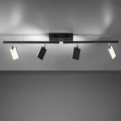 PURE Mira loftlampe 4 lk, fjernbetjening CCT, sort
