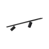 PURE Technik LED-skinnelampe, 2 lyskilder, sort