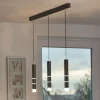 PURE Vega LED-hængelampe, 3 cylindere, sort