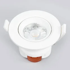 Quentin LED-indbygningslampe i hvid, 6W