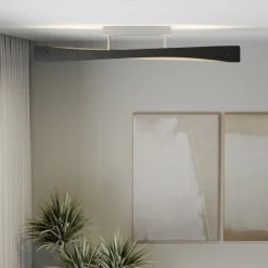 Quitani LED-loftslampe Lian, sort/aluminium