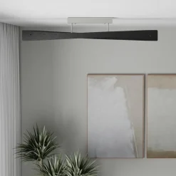 Quitani LED-loftslampe Lian, sort/aluminium
