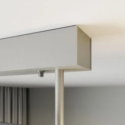 Quitani LED-loftslampe Lian, sort/aluminium