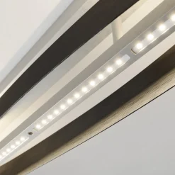 Quitani LED-loftslampe Lian, sort/aluminium