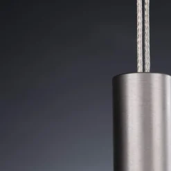 Quitani LED-pendellampe Hiba, eg natur, længde 148 cm
