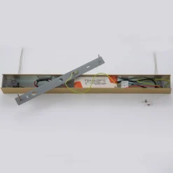 Quitani LED-pendellampe Tolu, længde 119 cm, messing