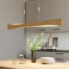 Quitani LED-pendel Lian, egetræ