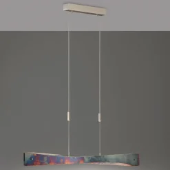 Quitani LED-pendel Lian, guldoxideret