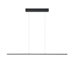 Quitani LED-pendel Margita, længde 118 cm, sort