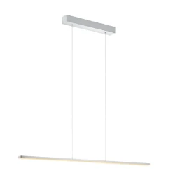 Quitani LED-pendel Margita, længde 118 cm, sølv