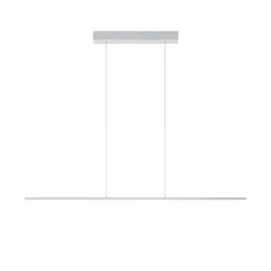 Quitani LED-pendel Margita, længde 118 cm, sølv