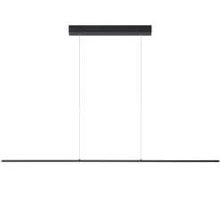 Quitani LED-pendel Margita, længde 148 cm, sort