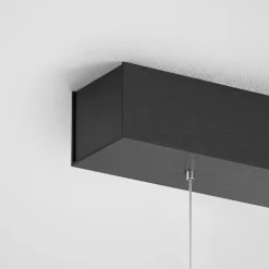 Quitani LED-pendel Margita, længde 148 cm, sort