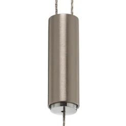 Quitani LED-pendel Tolu, nikkel, længde 118 cm