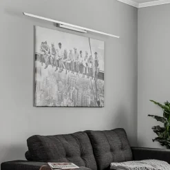 Quitani Niara LED-gallerilampe CCT aluminium anodiseret natur