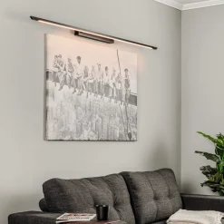 Quitani Niara LED-gallerilampe CCT sort anodisk