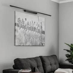 Quitani Niara LED-gallerilampe CCT sort anodisk