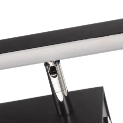 Quitani Niara LED-gallerilampe CCT sort anodisk
