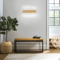 Quitani Persida LED-væglampe, 48 cm lang, eg, 2.700 K