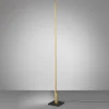 Quitani Talon LED-gulvlampe i anodiseret mat messing