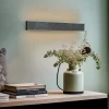 Quitani Zino LED-væglampe, 20W, skifer grå