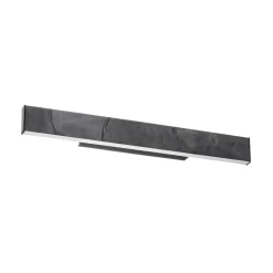 Quitani Zino LED-væglampe, 20W, skifer grå