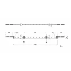 Radium Essence 500 LED-strip, 5 m, 18W, 3.000K