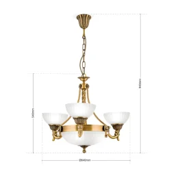 Raffineret NOAM lysekrone 64 cm