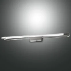 Rapallo LED-væglampe, krom, IP 44, 60 cm