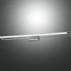 Rapallo LED-væglampe, krom, IP44, 80 cm