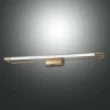 Rapallo LED-væglampe, messing, IP44, 60 cm