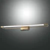 Rapallo LED-væglampe, messing, IP44, 80 cm